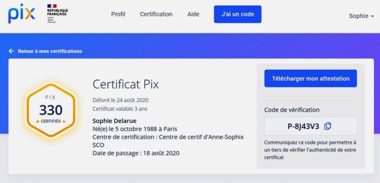 Certification Pix Pourquoi Faut Il La Prendre Au S Rieux Au Coll Ge