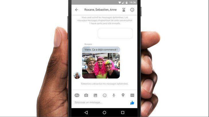 Facebook messenger test France