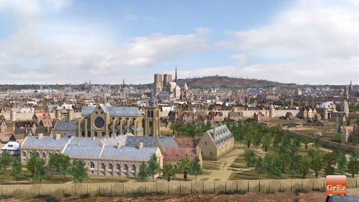 Histoire : découvre Paris au Moyen-Âge en 3D dans cette ... - 730 x 411 jpeg 84kB