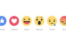 Facebook réactions