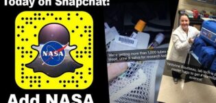 NASA sur Snapchat