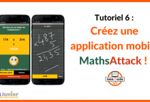 Tuto vidéo application mobile Maths Attack