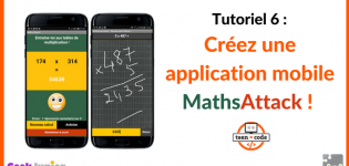 Tuto vidéo application mobile Maths Attack