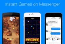 Instant Games sur Facebook Messenger