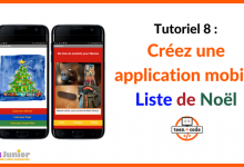 Tutoriel Appli Mobile Liste de Noël