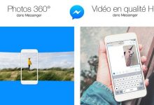 photo 360 degrés et vidéo HD sur Messenger