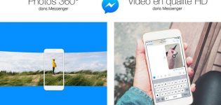 photo 360 degrés et vidéo HD sur Messenger