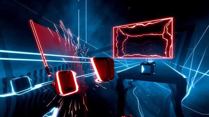 beat saber screen