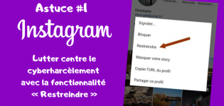 Astuces Instagram #1 - fonctionnalité Restreindre