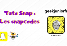 Tuto Snap Les snapcodes