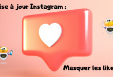 Mise à jour Instagram Masquer les likes