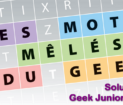 Mots mêlées Geek Junior n°26