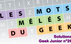 Mots mêlées Geek Junior n°26