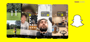 Double caméra Snapchat