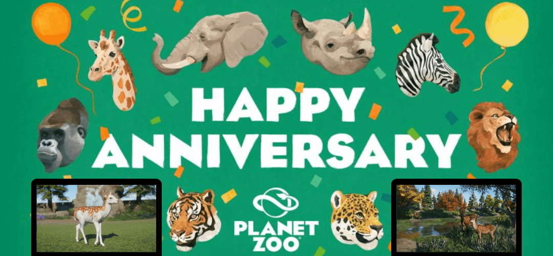 Anniversaire Planet Zoo 3 ans