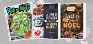 3 livres de recettes geek