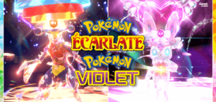 Carchacrok et Nymphali dans Pokémon Écarlate et Violet