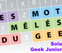 Mots mêlés du geek - Geek Junior n°34