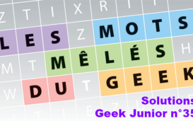 Geek Junior n°35 - solutions