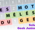 Mots mêlés Geek Junior n°41